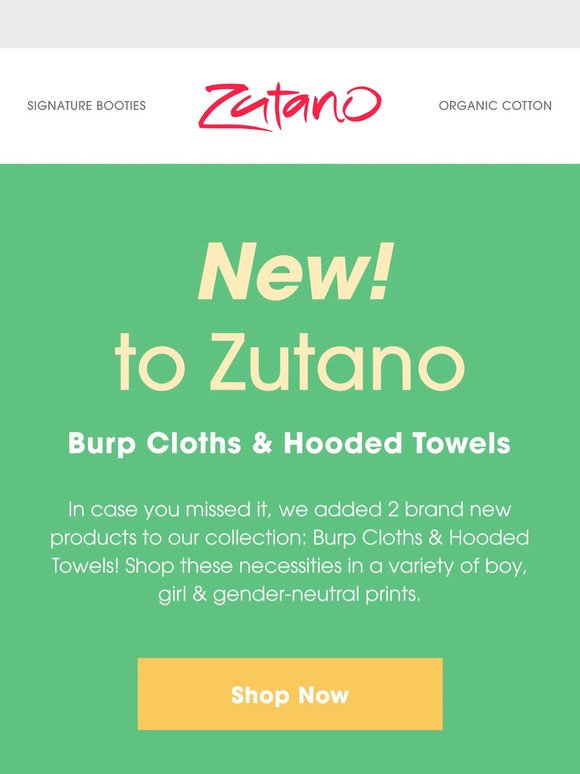 ICYMI: Brand New to Zutano
