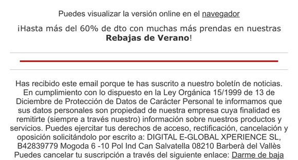 ¡Segundas Rebajas! Más del 60%