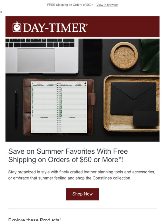 Save on summer favorites with Day-Timer!