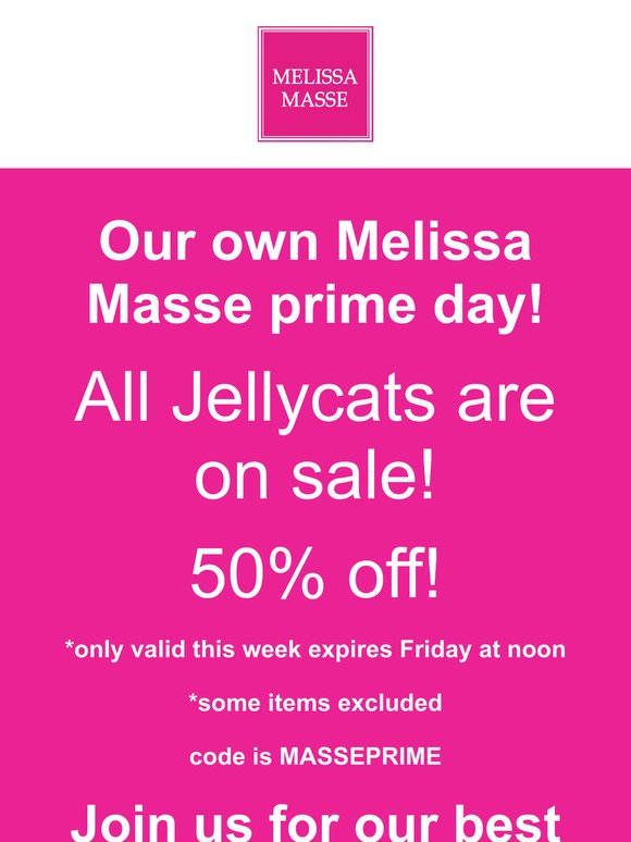 Our entire inventory of Jellycats are on sale!