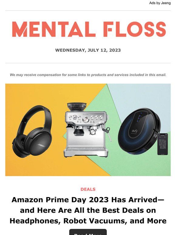 Amazon Prime Day 2023 Has Arrived—and Here Are All the Best Deals on Headphones, Robot Vacuums, and More
