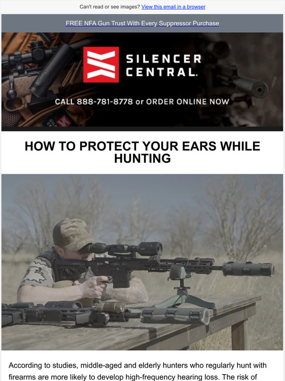 Silencer Central How To Protect Your Ears While Hunting Milled
