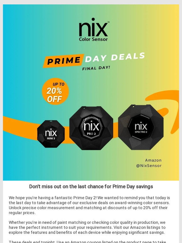 Prime Day 2023 - Last chance to save up to 20%