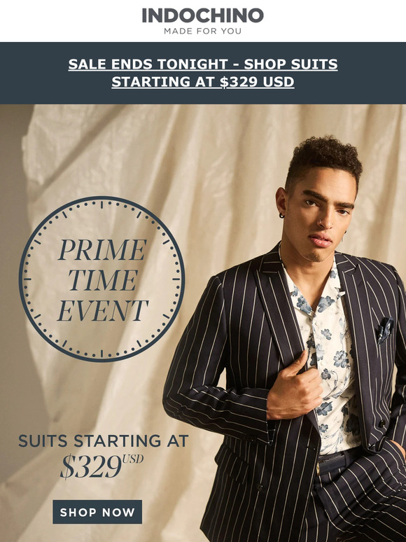 Indochino LAST CHANCE To Shop Our Prime Picks Starting At 329 USD indochino-last-chance-to-shop-our-prime-picks-starting-at-329-usd