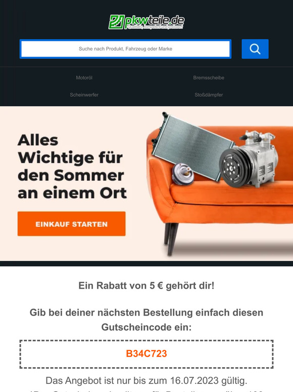 🏷️ Exklusives Angebot: Sichere dir deinen 5-€-Gutschein