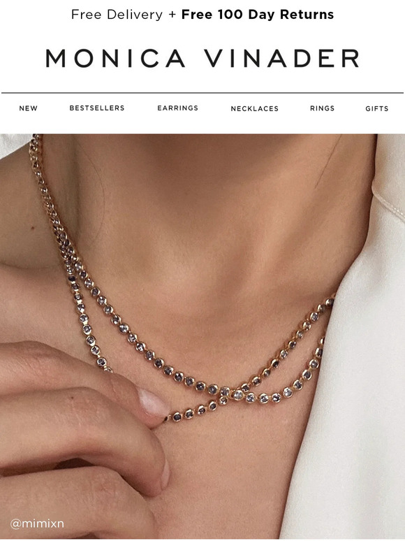 Tennis jewellery is trending