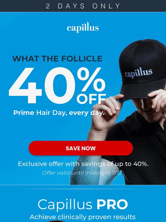 Are you ready for Prime Hair? 🤩 40% OFF