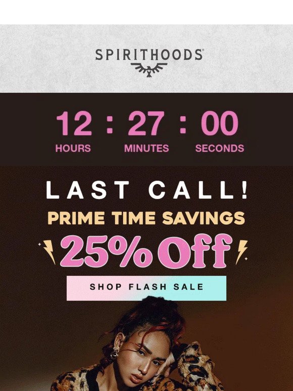 Last Day: 25% Off Prime Time Savings ✨