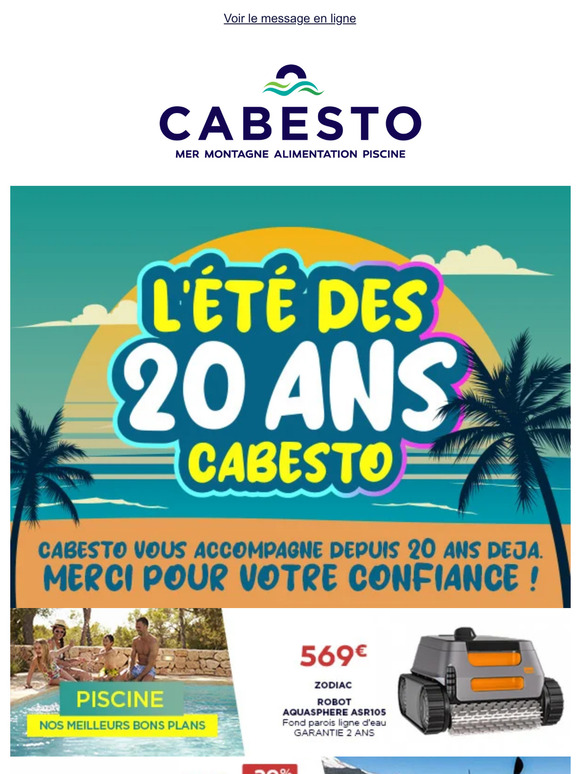 Cabesto fête ses 20 ans ! 🎂 🎉