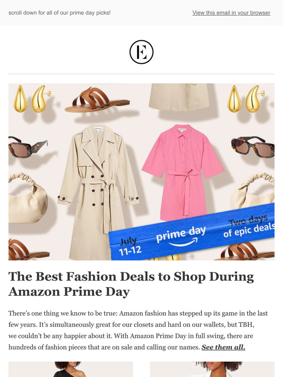 The Everygirl The Best Amazon Prime Day Fashion, Beauty, & Home Deals