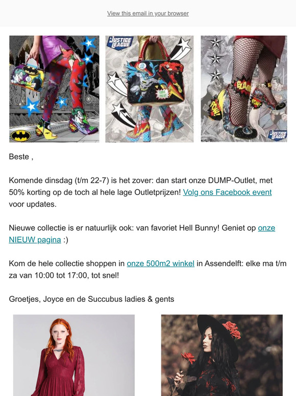 🫦DUMP-Outlet: 18 t/m 22 Juli in Assendelft!