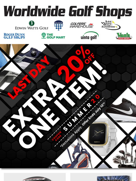 ⏰ Final Hours To Take An Extra 20% OFF One Item! ⏰