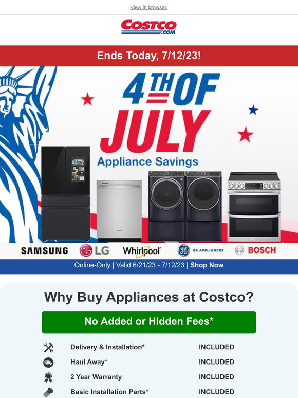 Costco Fourth of July Deals ENDS TODAY! Shop Now! Milled