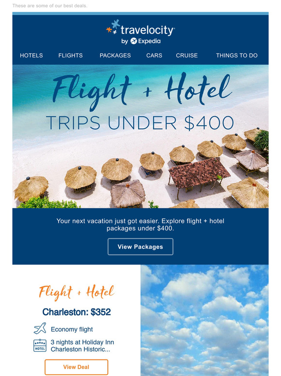 Rest and relax with vacation packages under $400
