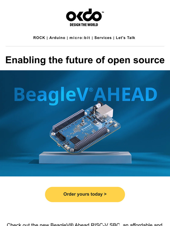 Okdo: Just Launched: BeagleV® Ahead - Your Ultimate Open-source SBC ...