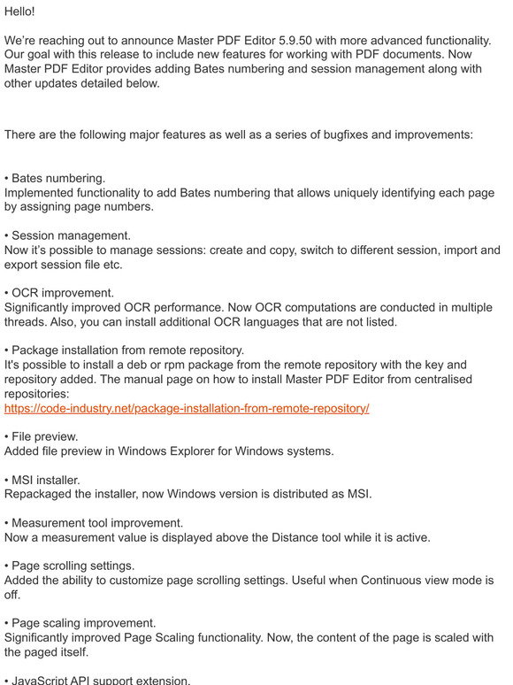 Code Industry: Master PDF Editor 5.9.50 | Milled
