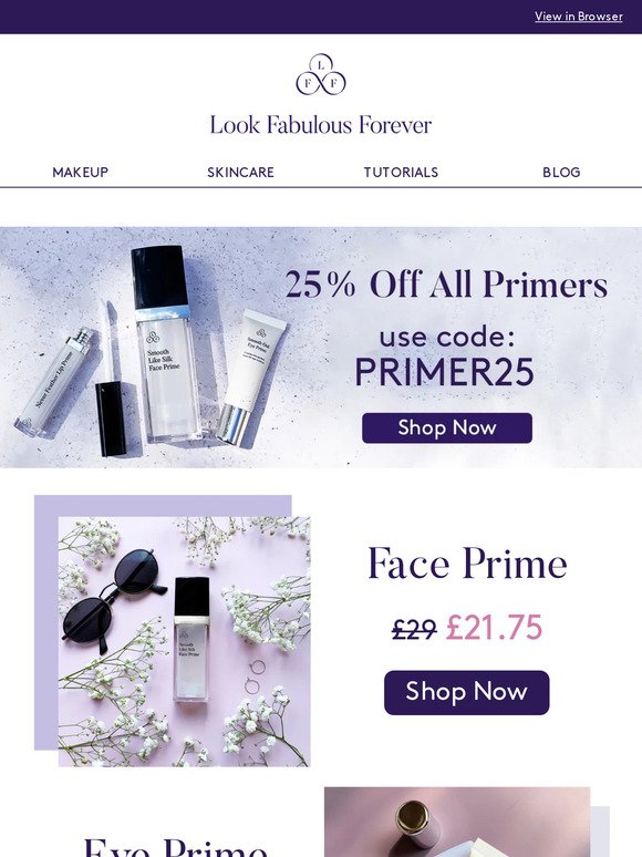 25% Off Every Primer You Buy