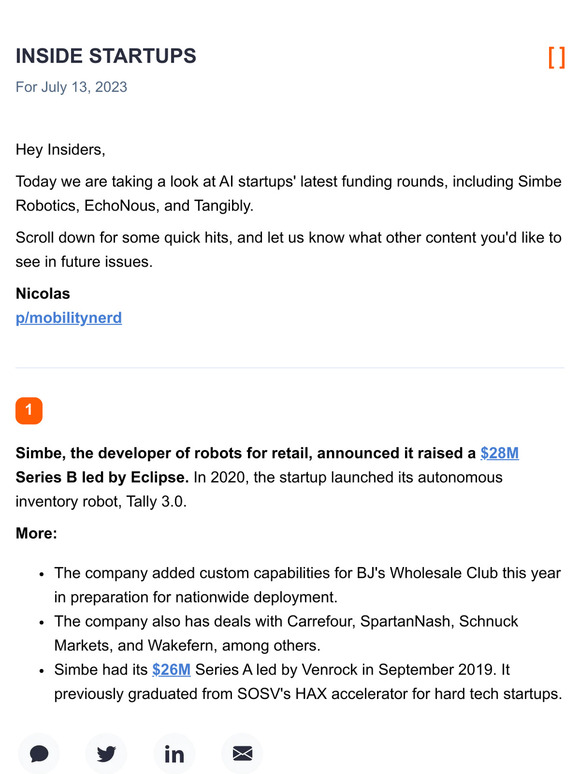 Inside Amazon: Simbe Robotics Raises $28M Series B / AI-assisted ...