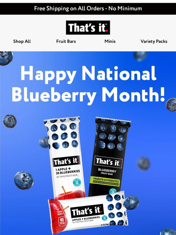 Celebrate National Blueberry Month with us! 💙
