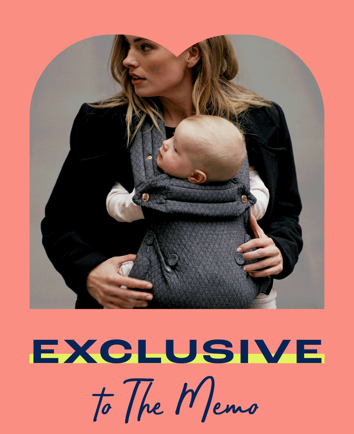 the memo Say Hello to the Chiiiic Portier Ash Denim Carrier, Exclusive