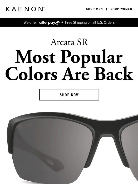 Back In Stock Alert!