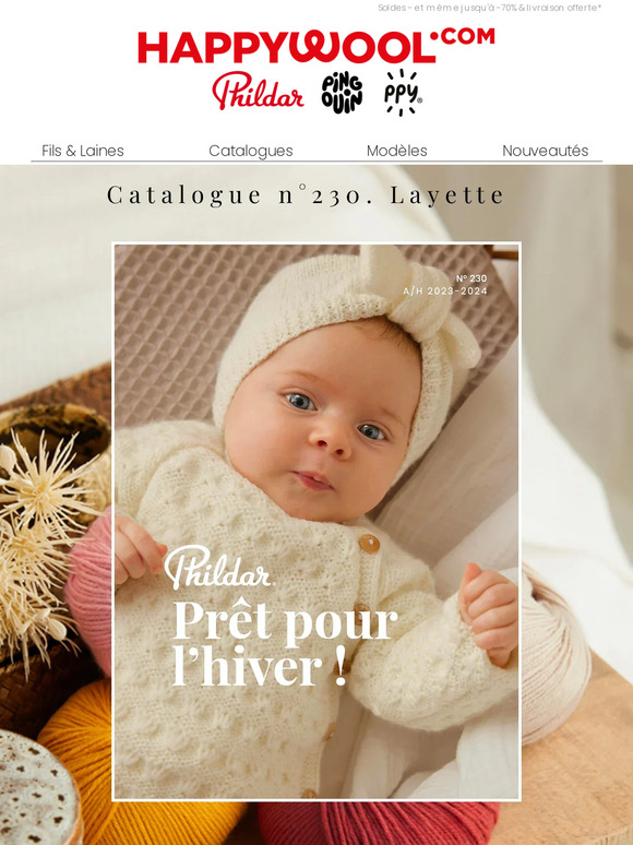 Phildar NOUVEAU Catalogue layette automnehiver ! Milled