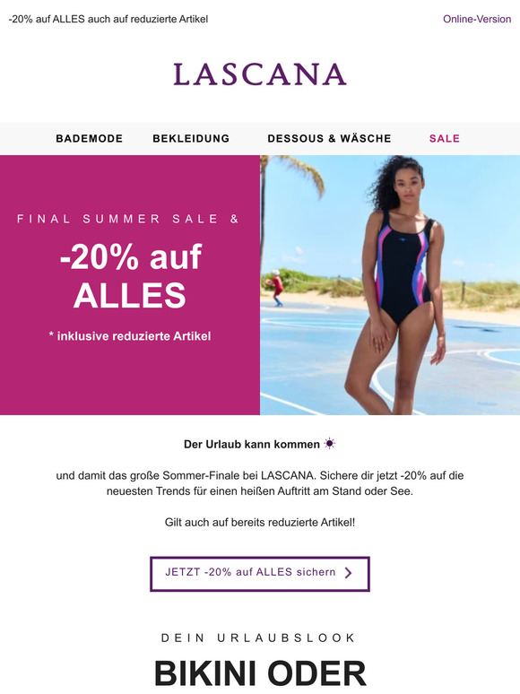 Coole Styles für heiße Tage | -20% + SALE