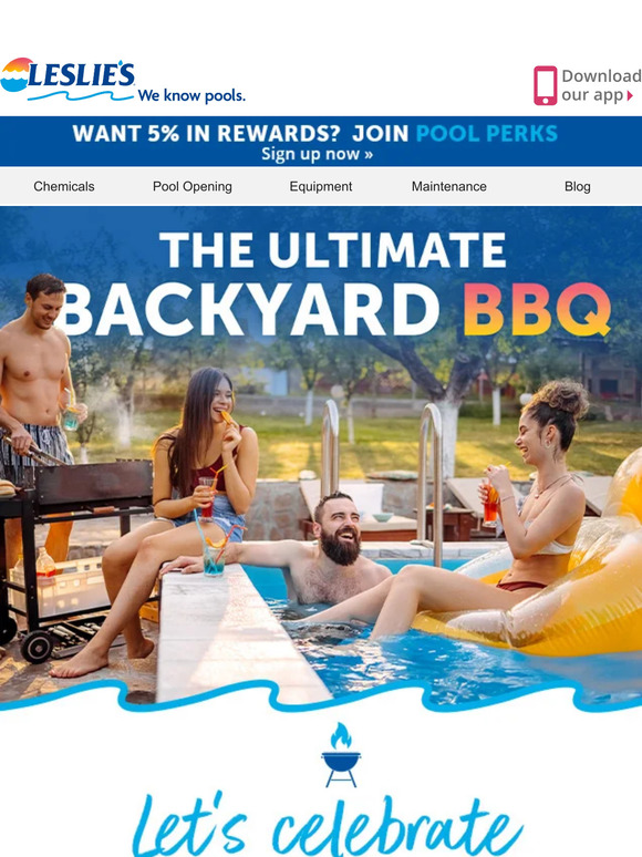 Leslie's Pool Supply 5 MustHaves for 🌭 NationalGrillingMonth and