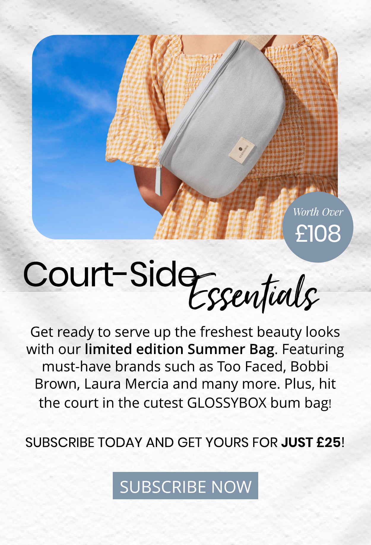 glossybox uk: Court-side essentials for just £25 🎾