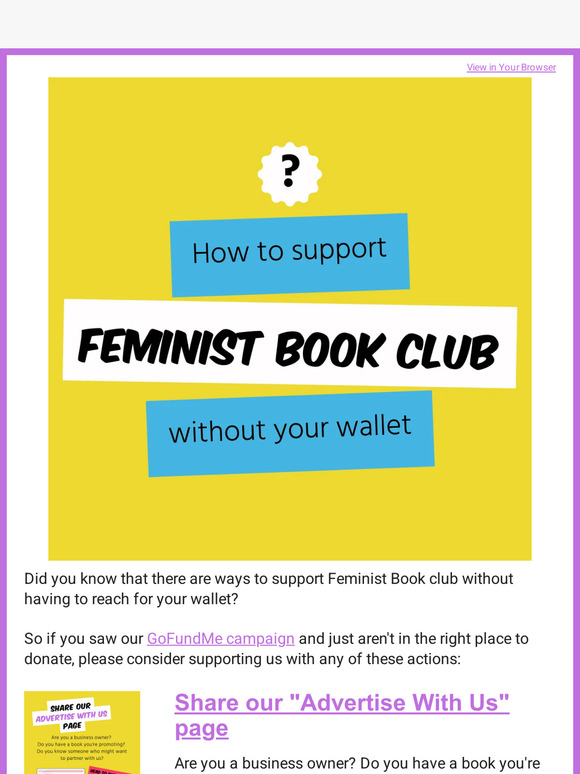 Support FBC without your wallet