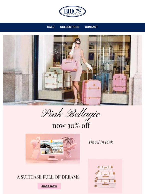 Discover the Magic of Pink Bellagio - a Suitcase Full of Dreams