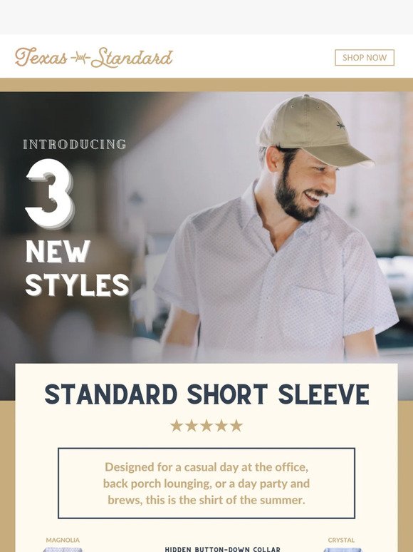 3 New Standard Short Sleeves Just Dropped