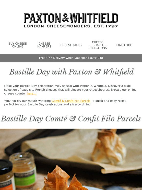 Celebrate Bastille Day with Paxtons