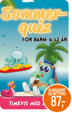 Sommerquiz for barn 6-12 år nettpris 87 kr