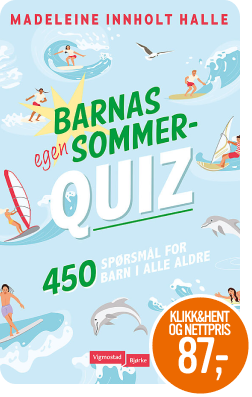 Barnas egen sommerquiz 450 spørsmål nettpris 87 kr