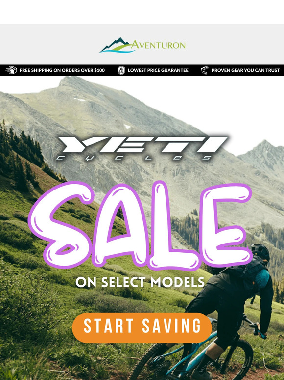 *inserts Yeti call* SB140, ARC, SB120 on sale!
