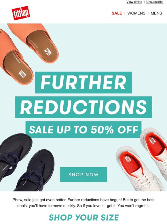SALE: Further Reductions Are Here!