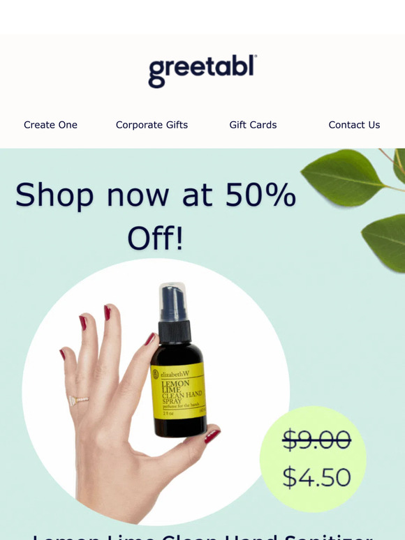 Get a Bargain on Freshness - 50% Off 🍋