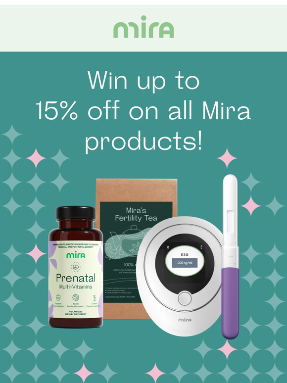 Mira Fertility Scratch and Win up to 15 Now 💚 Milled