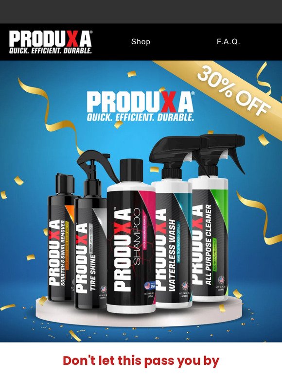 💥 EXTENDED: 30% OFF Prime Day Sale!