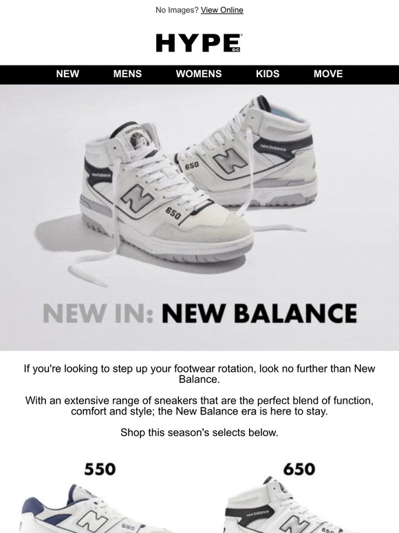 Open for fresh New Balance