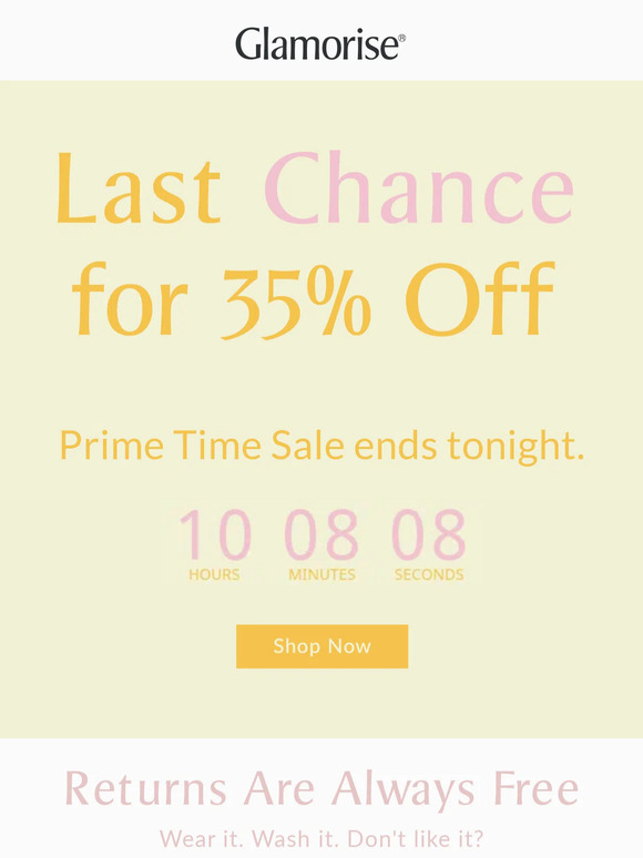 35% off ends tonight...⏰