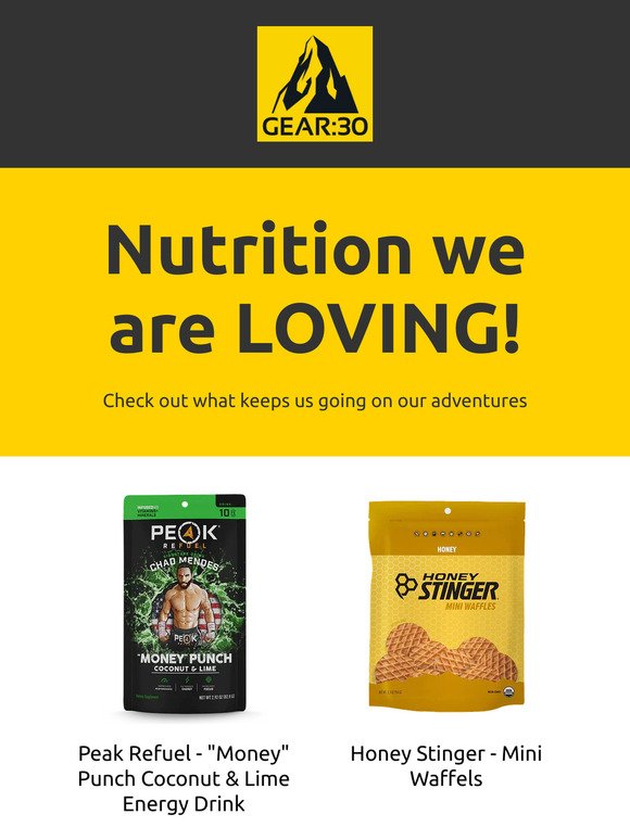 Push to the Top with our Nutrition Lineup