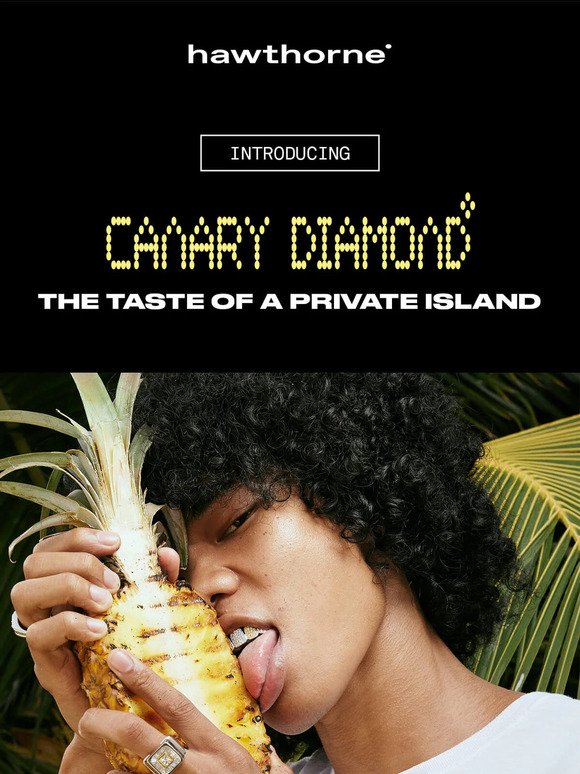 Meet our newest cologne Canary Diamond 🍍