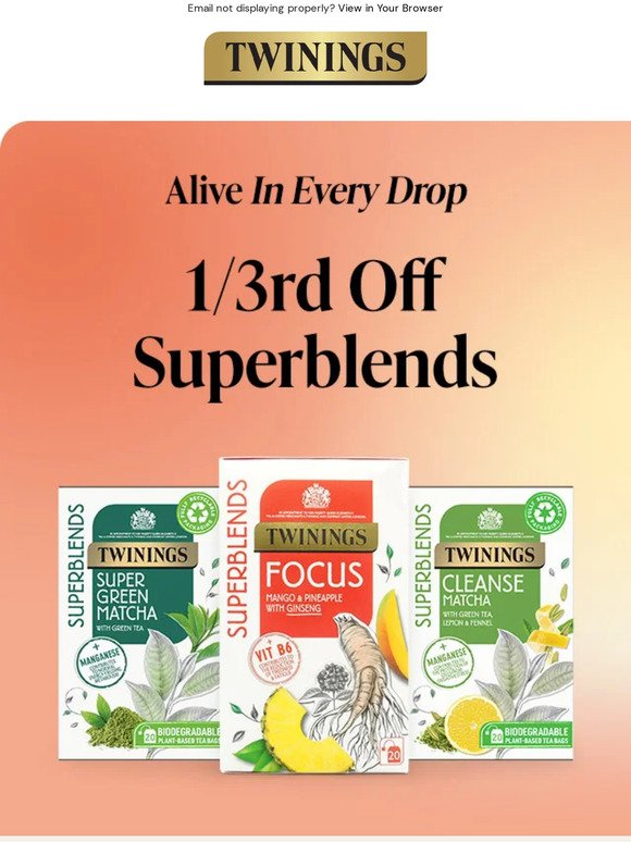 1/3rd Off Superblends last chance