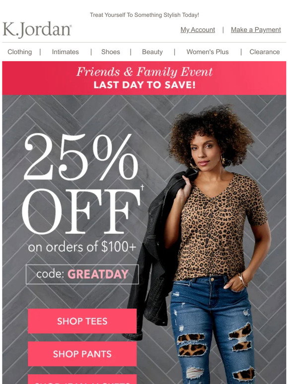 K Jordan: Last Day To Take 25% Off Looks Like These! | Milled