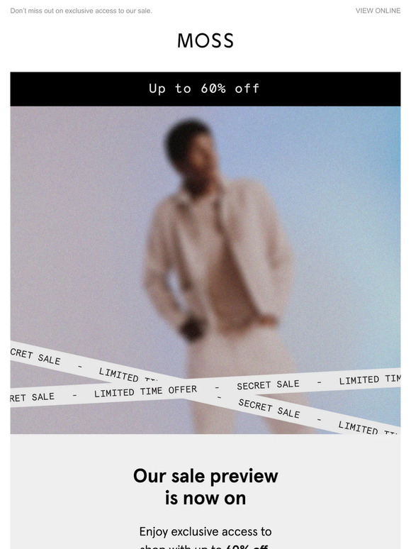 You’re a VIP | Get up to 60% off