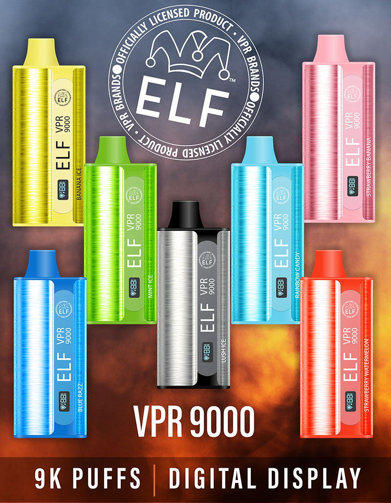 VPR Brands, LP: New Elf Vape Models With Power of 9000 Puffs💨 | Milled