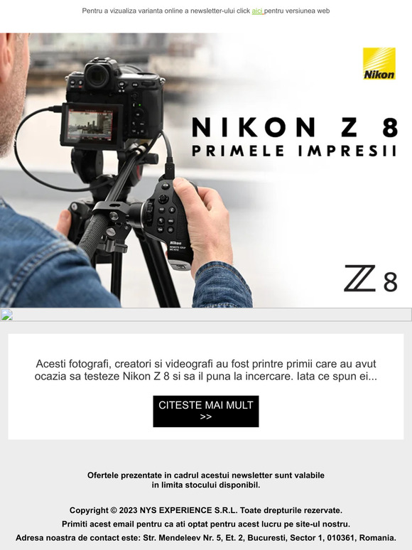Nikon Z 8 - primele impresii