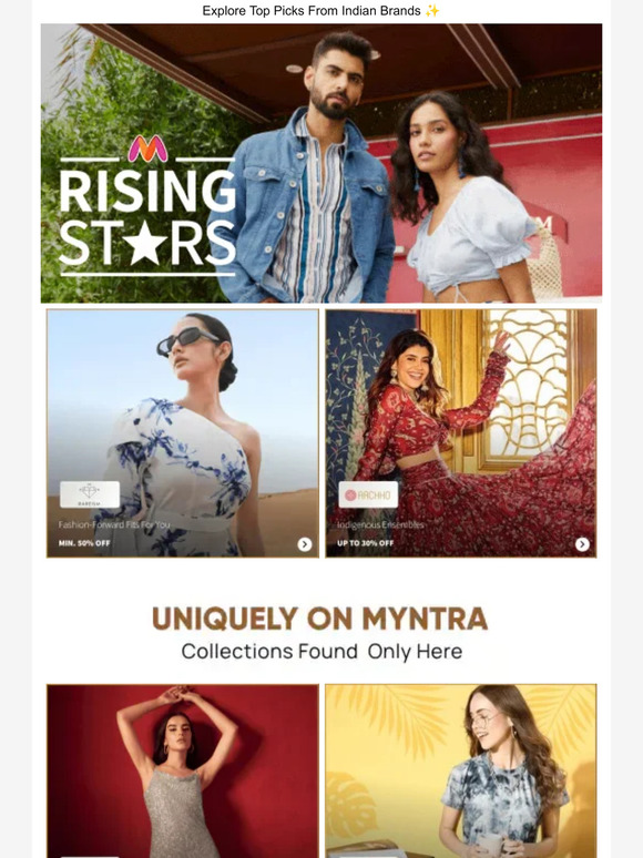 Myntra Rise & Shine With India's Best Brands 🌅 Milled